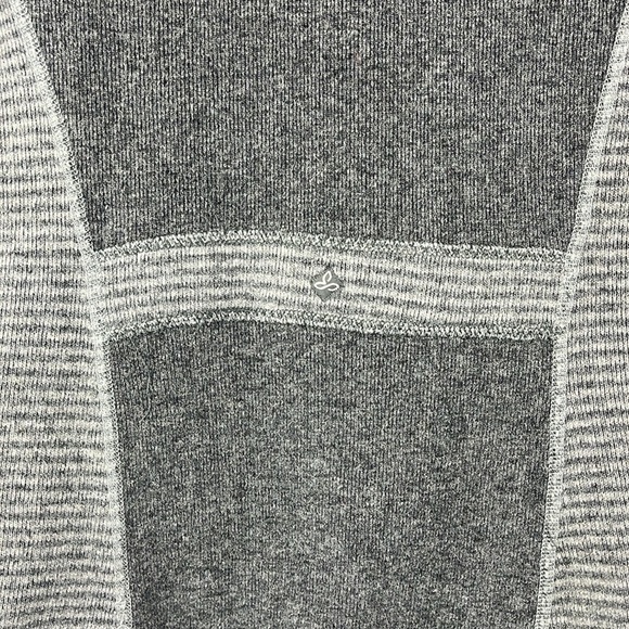 Prana Kari Grey Wool Blend Hooded Zip Sweater Jacket Pockets Womens Size XS - Picture 11 of 14
